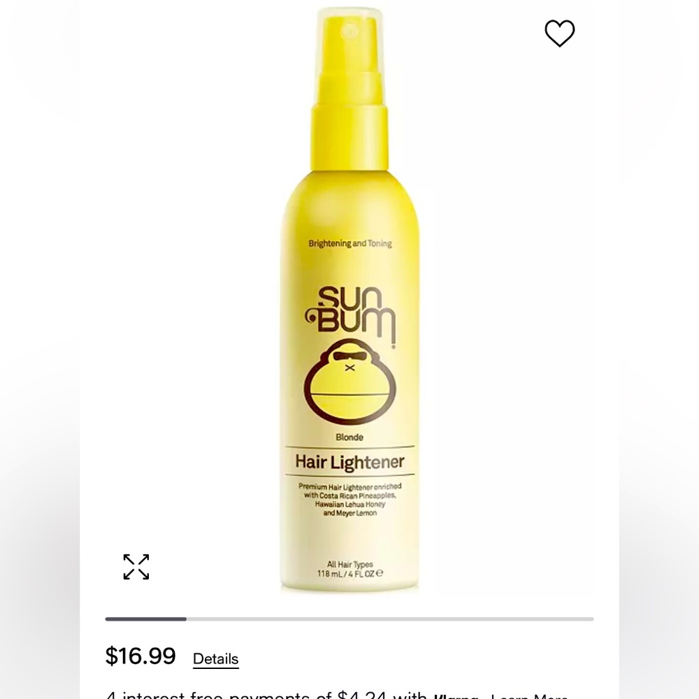 Sun Bum Blonde Hair Lightener